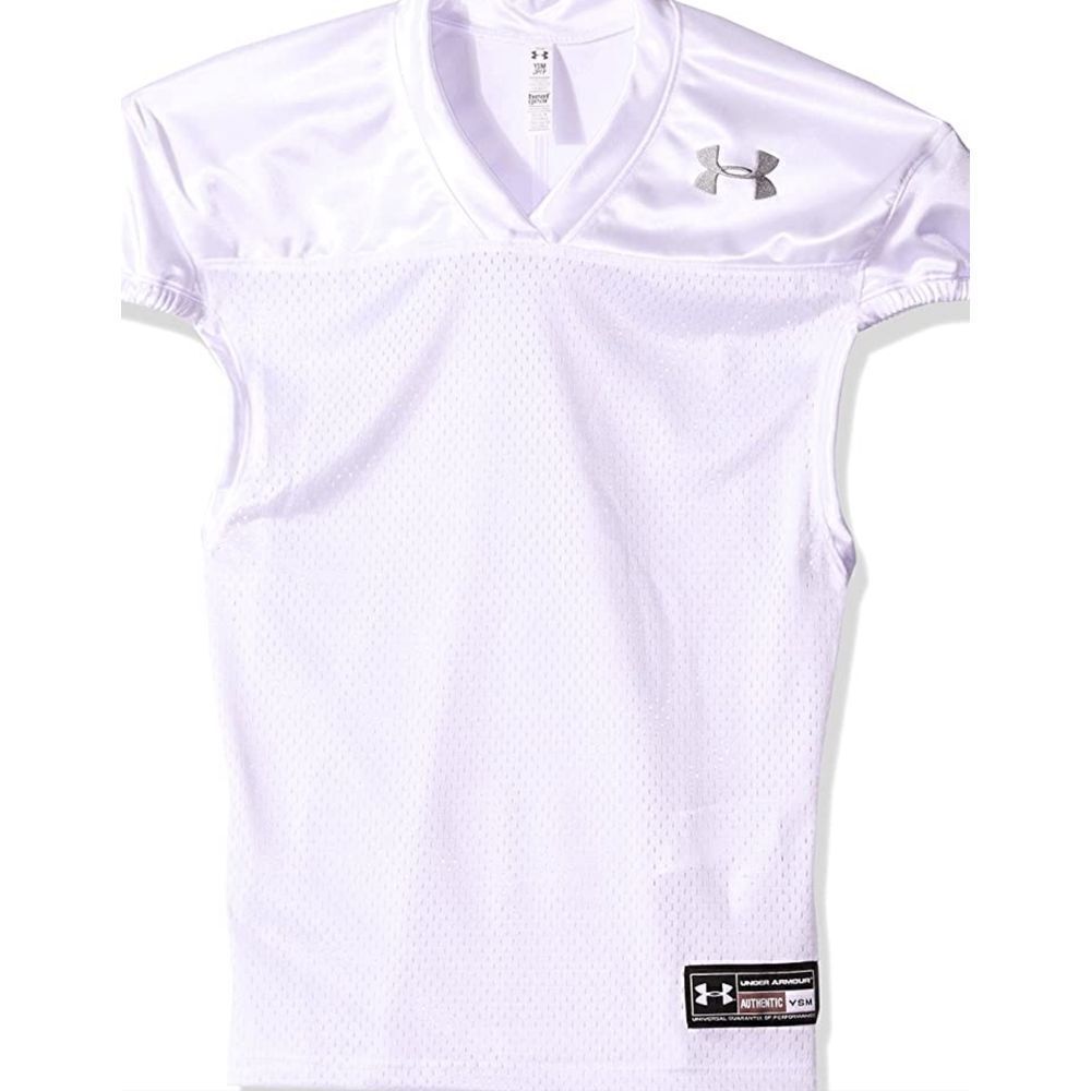 Under Armour Youth Loose Fit HeatGear White Jersey